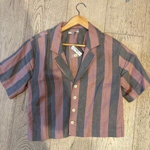 NWT Madewell linen top